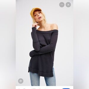 EUC Kate cold shoulder thermal sweater